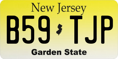 NJ license plate B59TJP