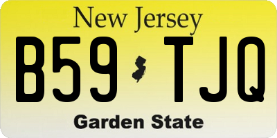 NJ license plate B59TJQ