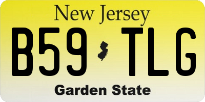 NJ license plate B59TLG