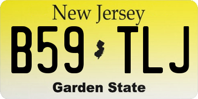 NJ license plate B59TLJ