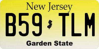 NJ license plate B59TLM