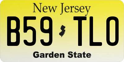 NJ license plate B59TLO