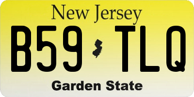 NJ license plate B59TLQ