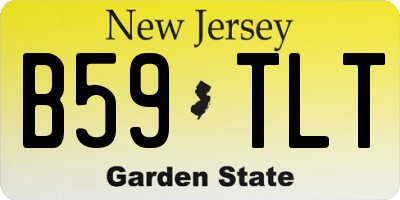 NJ license plate B59TLT