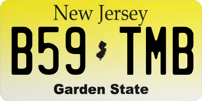 NJ license plate B59TMB