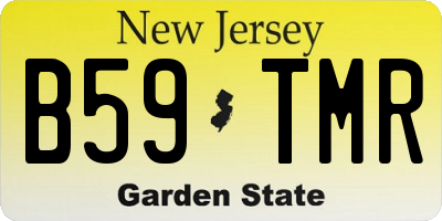 NJ license plate B59TMR