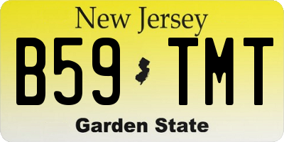 NJ license plate B59TMT