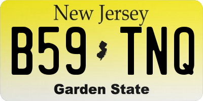 NJ license plate B59TNQ