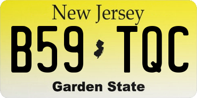 NJ license plate B59TQC