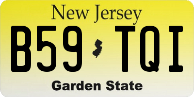 NJ license plate B59TQI