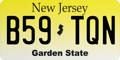 NJ license plate B59TQN