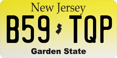 NJ license plate B59TQP