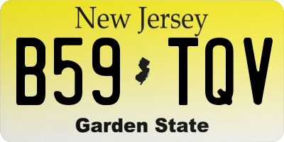 NJ license plate B59TQV
