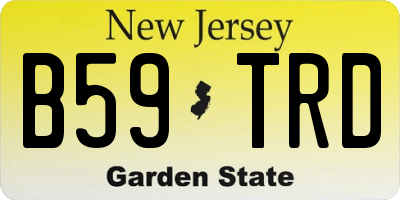 NJ license plate B59TRD