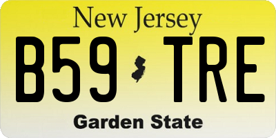 NJ license plate B59TRE