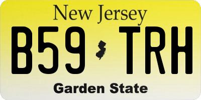 NJ license plate B59TRH