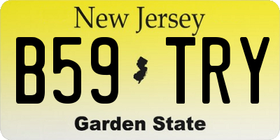 NJ license plate B59TRY