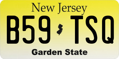 NJ license plate B59TSQ