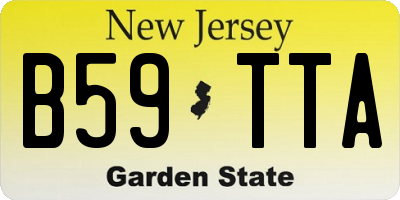 NJ license plate B59TTA