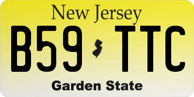NJ license plate B59TTC