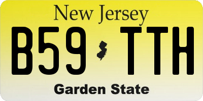 NJ license plate B59TTH