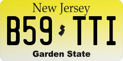 NJ license plate B59TTI
