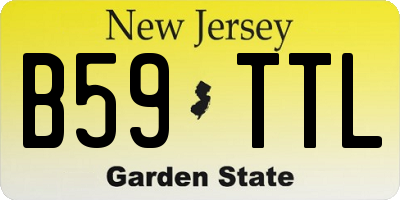 NJ license plate B59TTL