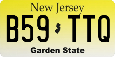 NJ license plate B59TTQ
