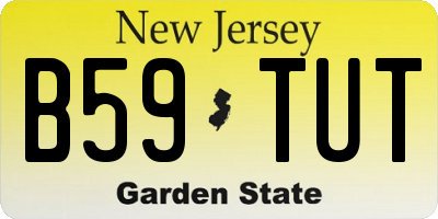 NJ license plate B59TUT