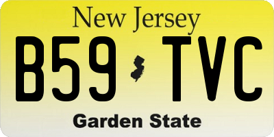 NJ license plate B59TVC