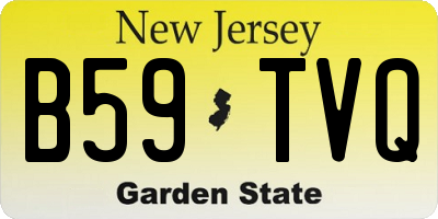 NJ license plate B59TVQ