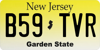 NJ license plate B59TVR