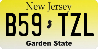 NJ license plate B59TZL