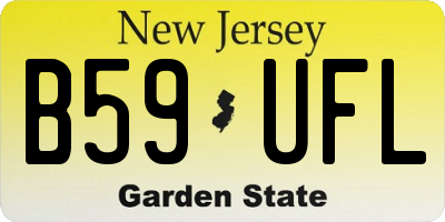 NJ license plate B59UFL