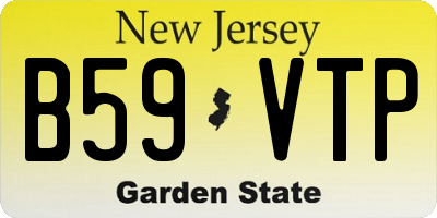 NJ license plate B59VTP