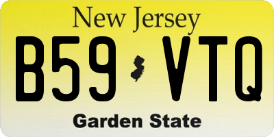 NJ license plate B59VTQ