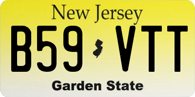 NJ license plate B59VTT