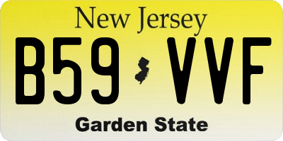 NJ license plate B59VVF