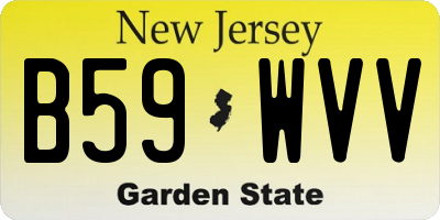 NJ license plate B59WVV