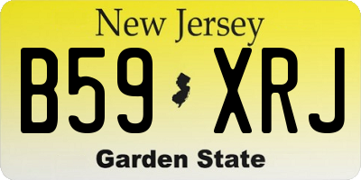 NJ license plate B59XRJ