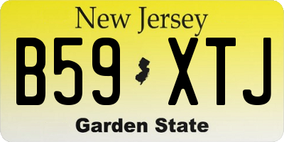 NJ license plate B59XTJ