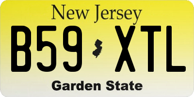 NJ license plate B59XTL