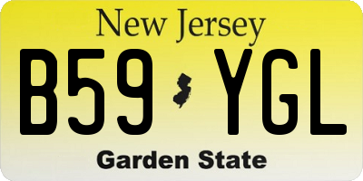 NJ license plate B59YGL