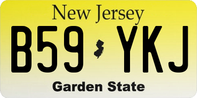 NJ license plate B59YKJ
