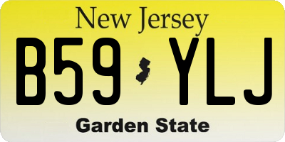 NJ license plate B59YLJ