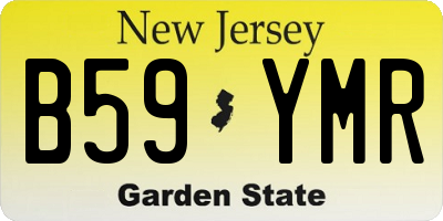 NJ license plate B59YMR