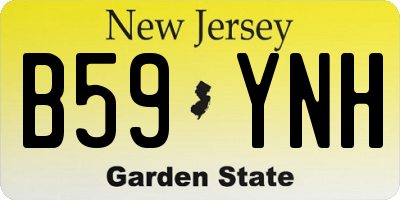 NJ license plate B59YNH