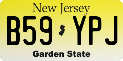 NJ license plate B59YPJ