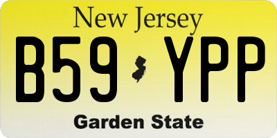 NJ license plate B59YPP