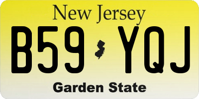 NJ license plate B59YQJ